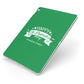 Happy St Patricks Day Personalised Apple iPad Case on Silver iPad Side View