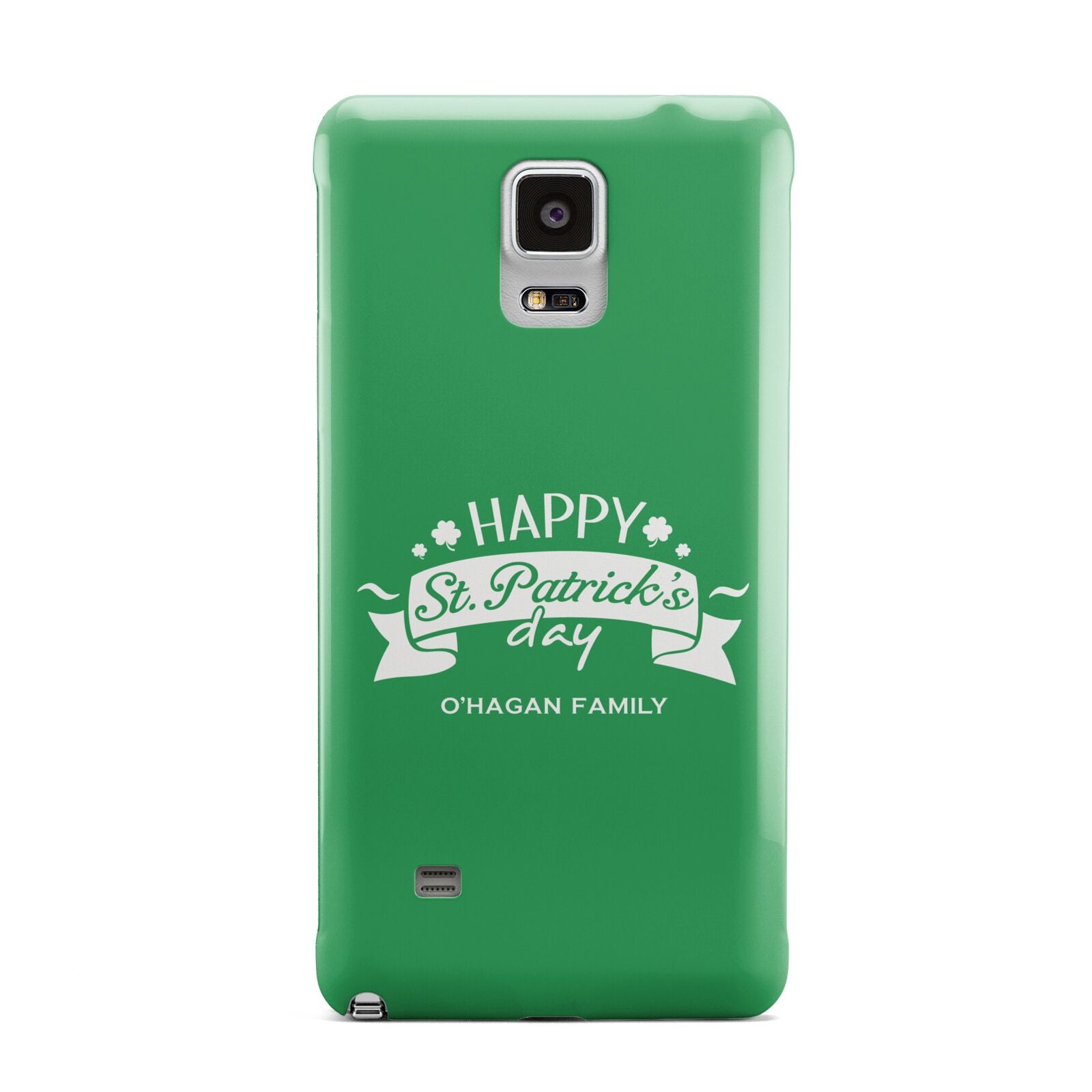Happy St Patricks Day Personalised Samsung Galaxy Note 4 Case