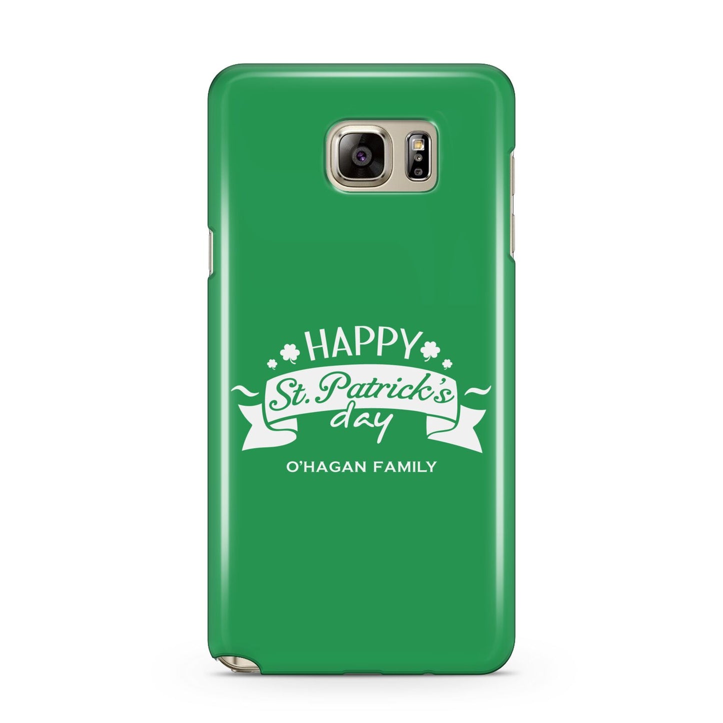 Happy St Patricks Day Personalised Samsung Galaxy Note 5 Case