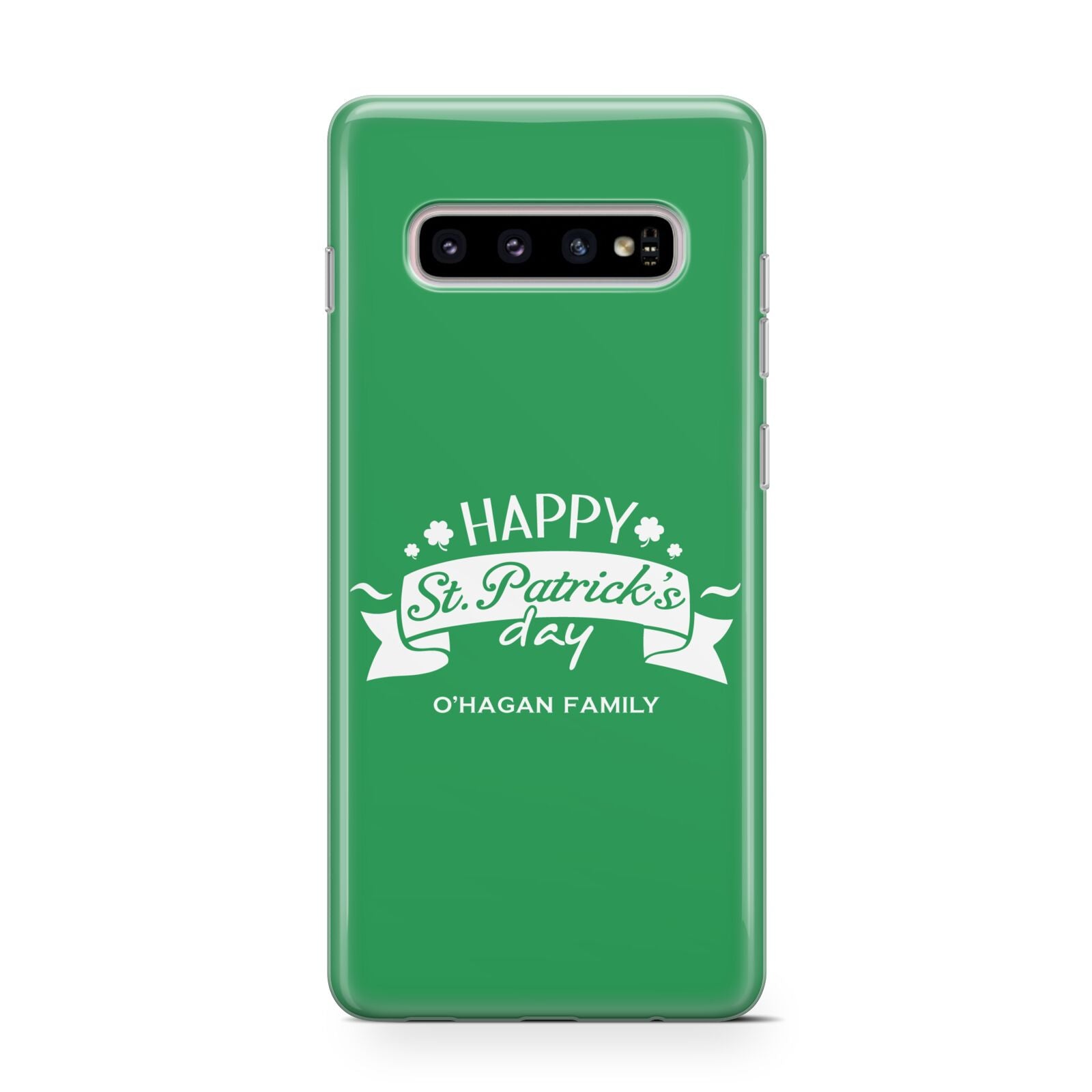 Happy St Patricks Day Personalised Samsung Galaxy S10 Case