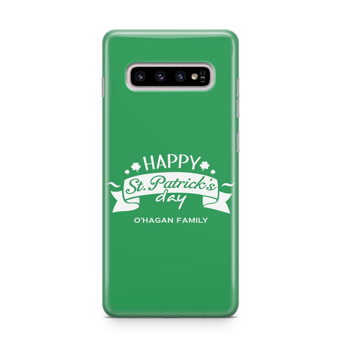 Happy St Patricks Day Personalised Samsung Galaxy S10 Plus Case