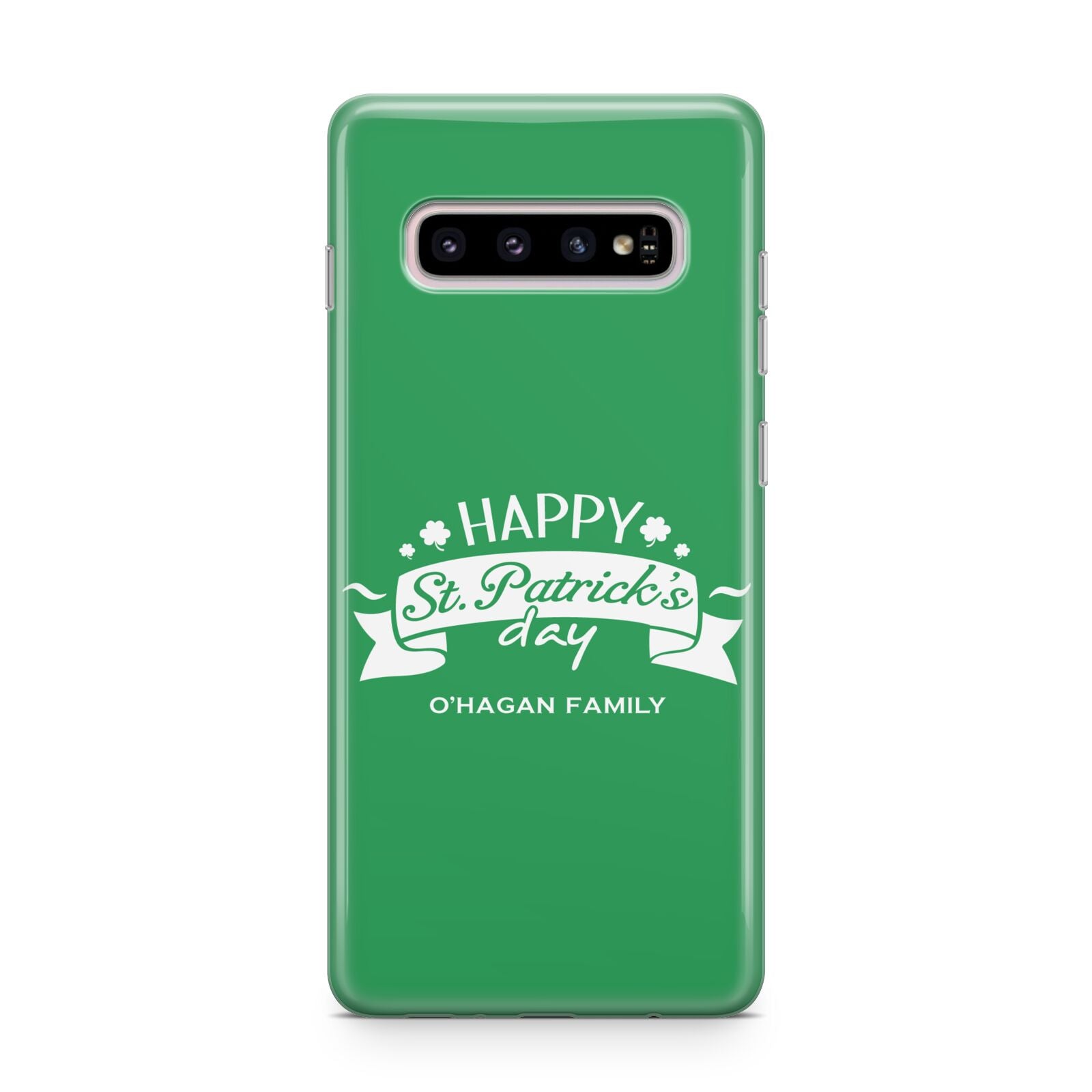 Happy St Patricks Day Personalised Samsung Galaxy S10 Plus Case