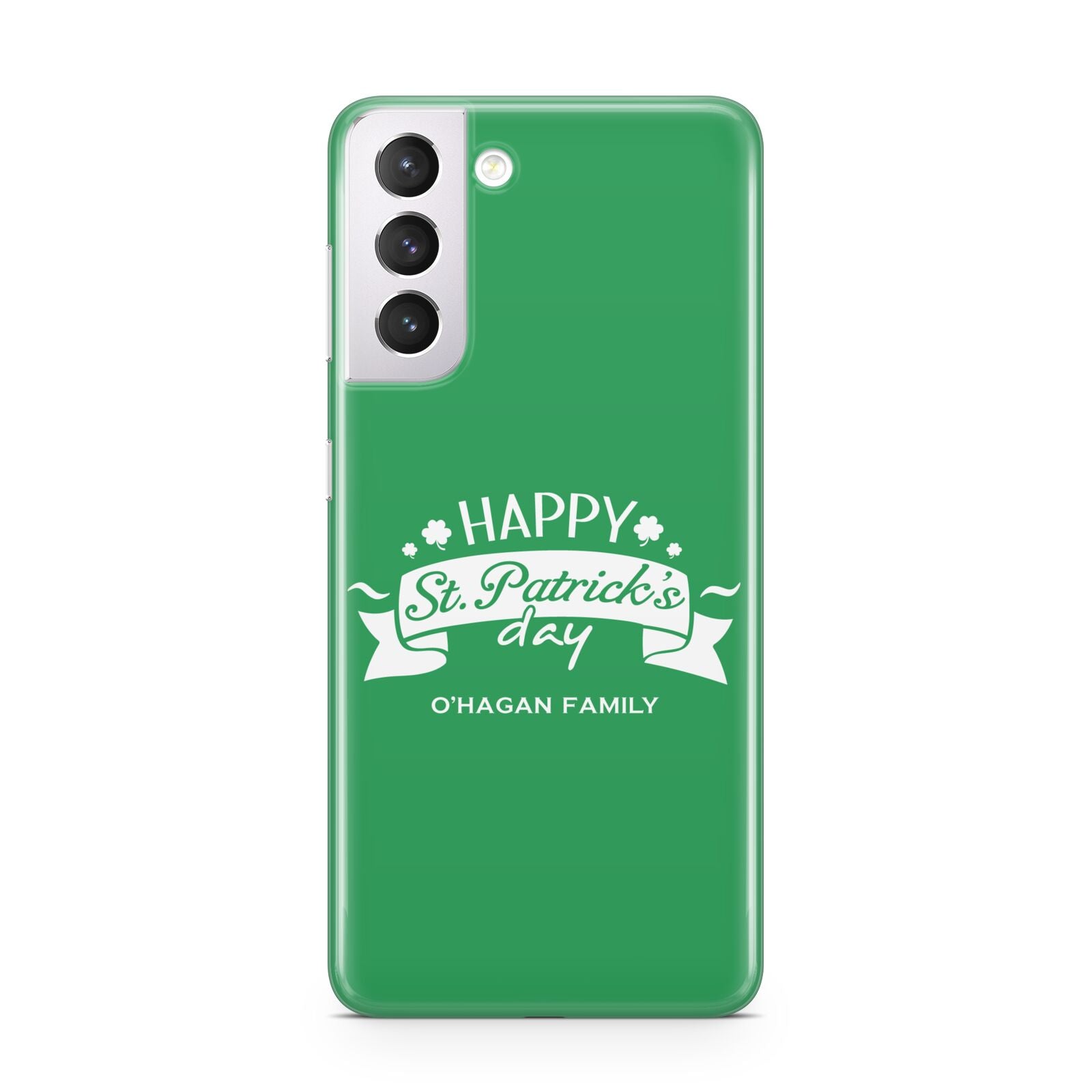 Happy St Patricks Day Personalised Samsung S21 Case