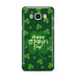 Happy St Patricks Day Samsung Galaxy J7 2016 Case on gold phone