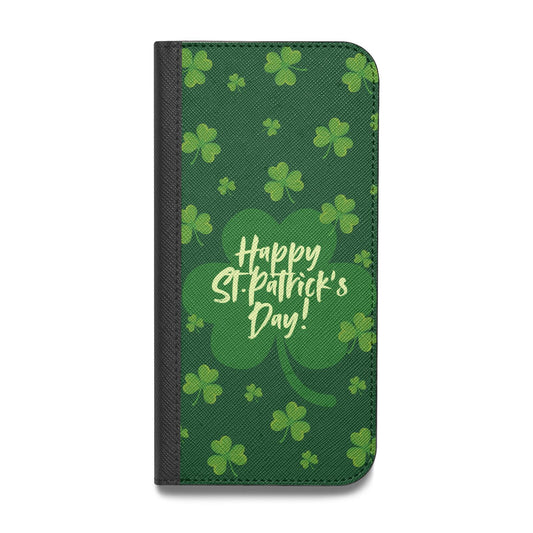 Happy St Patricks Day Vegan Leather Flip Samsung Case