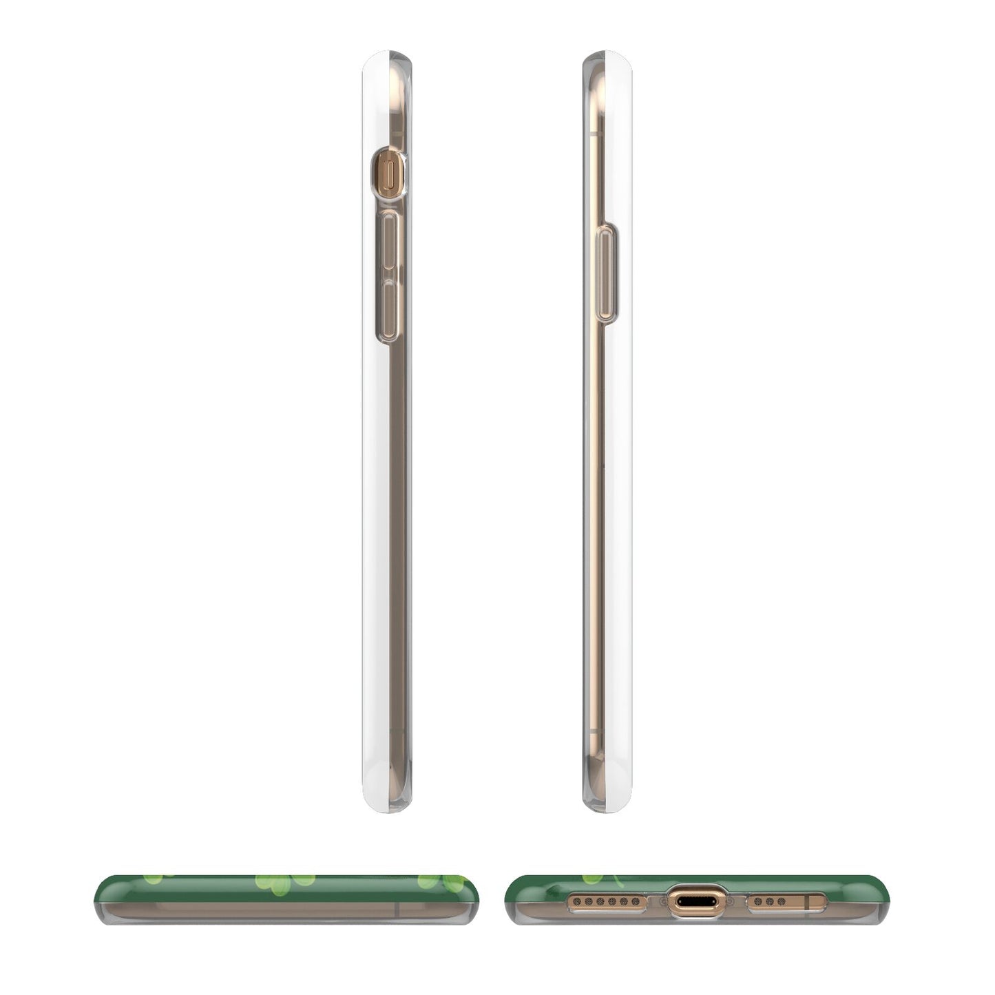 Happy St Patricks Day iPhone 11 3D Tough Case Angle Images