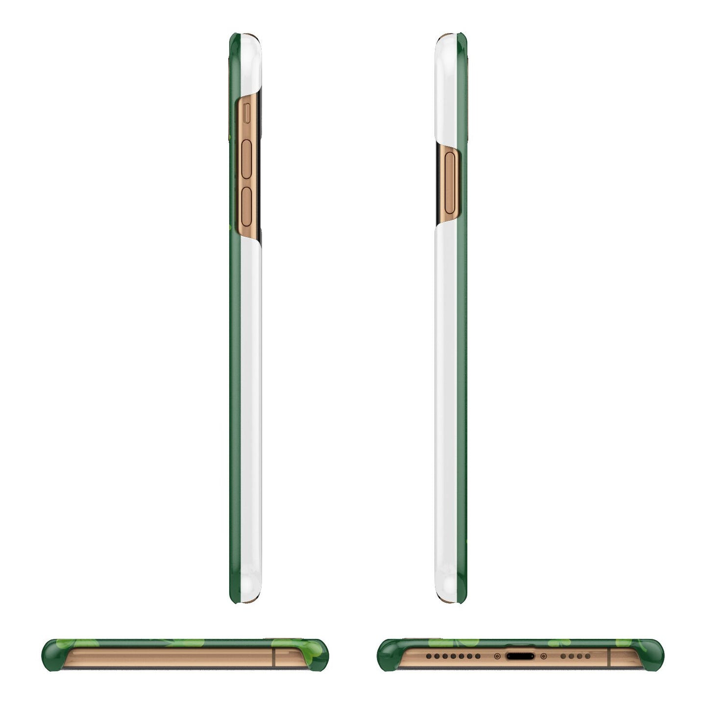 Happy St Patricks Day iPhone 11 Pro Max 3D Snap Case Angle Images