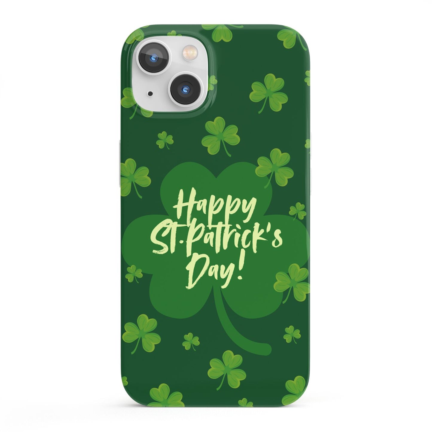 Happy St Patricks Day iPhone 13 Full Wrap 3D Snap Case