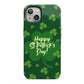 Happy St Patricks Day iPhone 13 Full Wrap 3D Tough Case