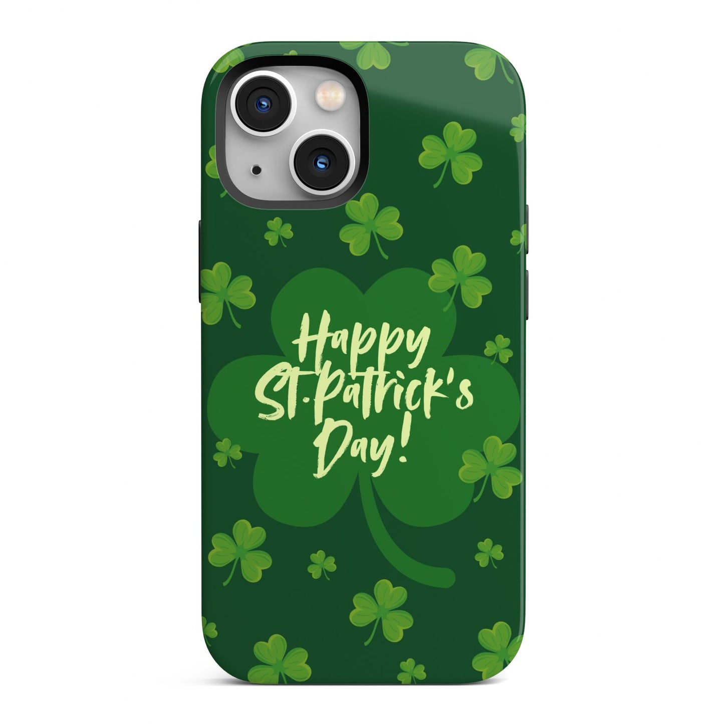 Happy St Patricks Day iPhone 13 Mini Full Wrap 3D Tough Case