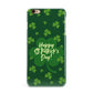 Happy St Patricks Day iPhone 6 Plus 3D Snap Case on Gold Phone