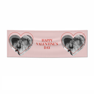 Happy Valentines Day Personalised Photo Banner
