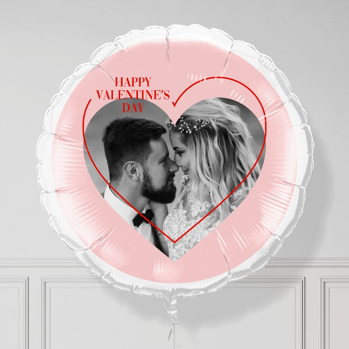 Happy Valentines Day Personalised Photo Balloon