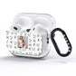 Happy Valentines Day Photo Upload AirPods Pro Glitter Case Side Image