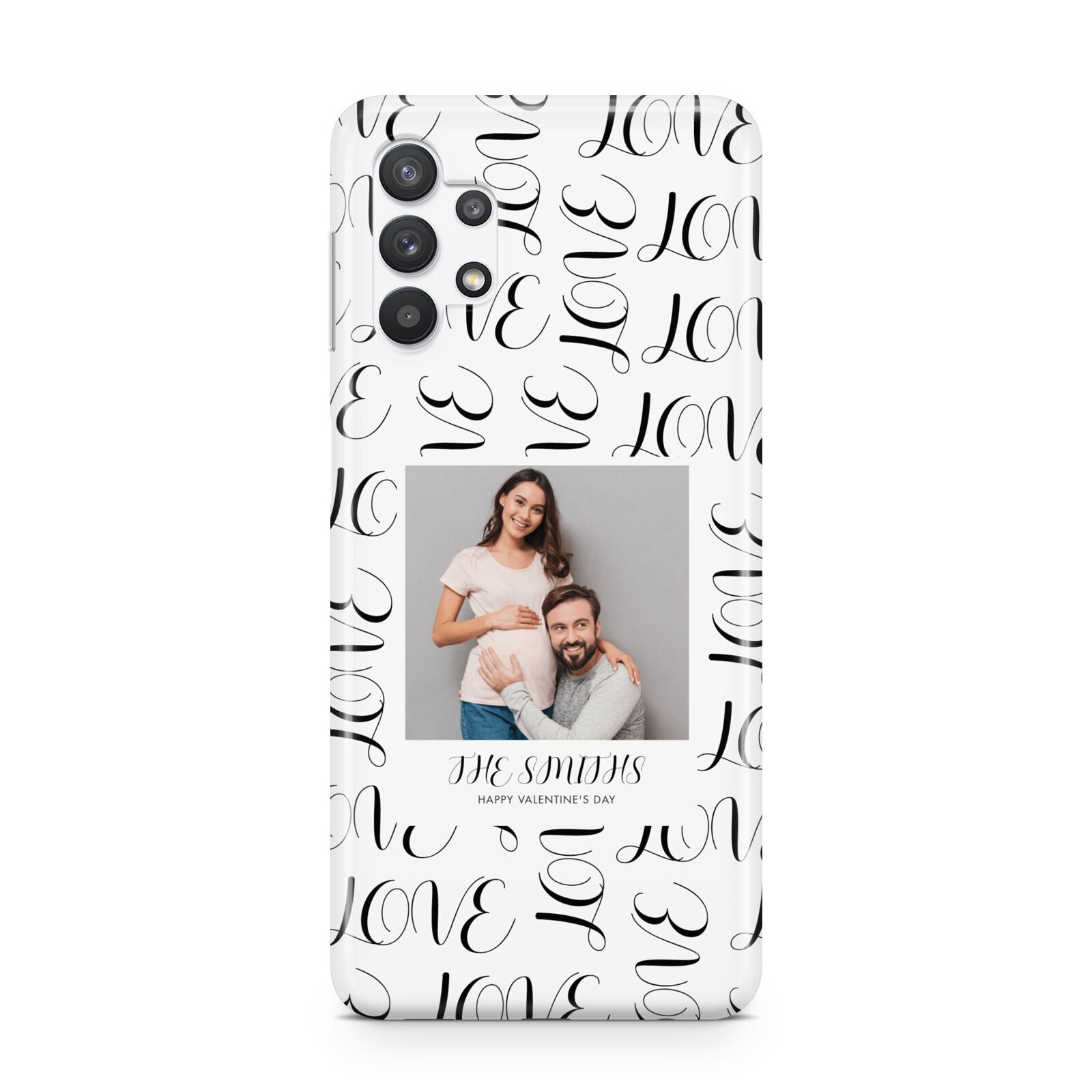 Happy Valentines Day Photo Upload Samsung A32 5G Case