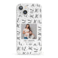 Happy Valentines Day Photo Upload iPhone 13 Clear Bumper Case