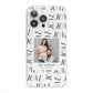 Happy Valentines Day Photo Upload iPhone 13 Pro Clear Bumper Case