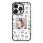 Happy Valentines Day Photo Upload iPhone 14 Pro Black Impact Case on Silver phone