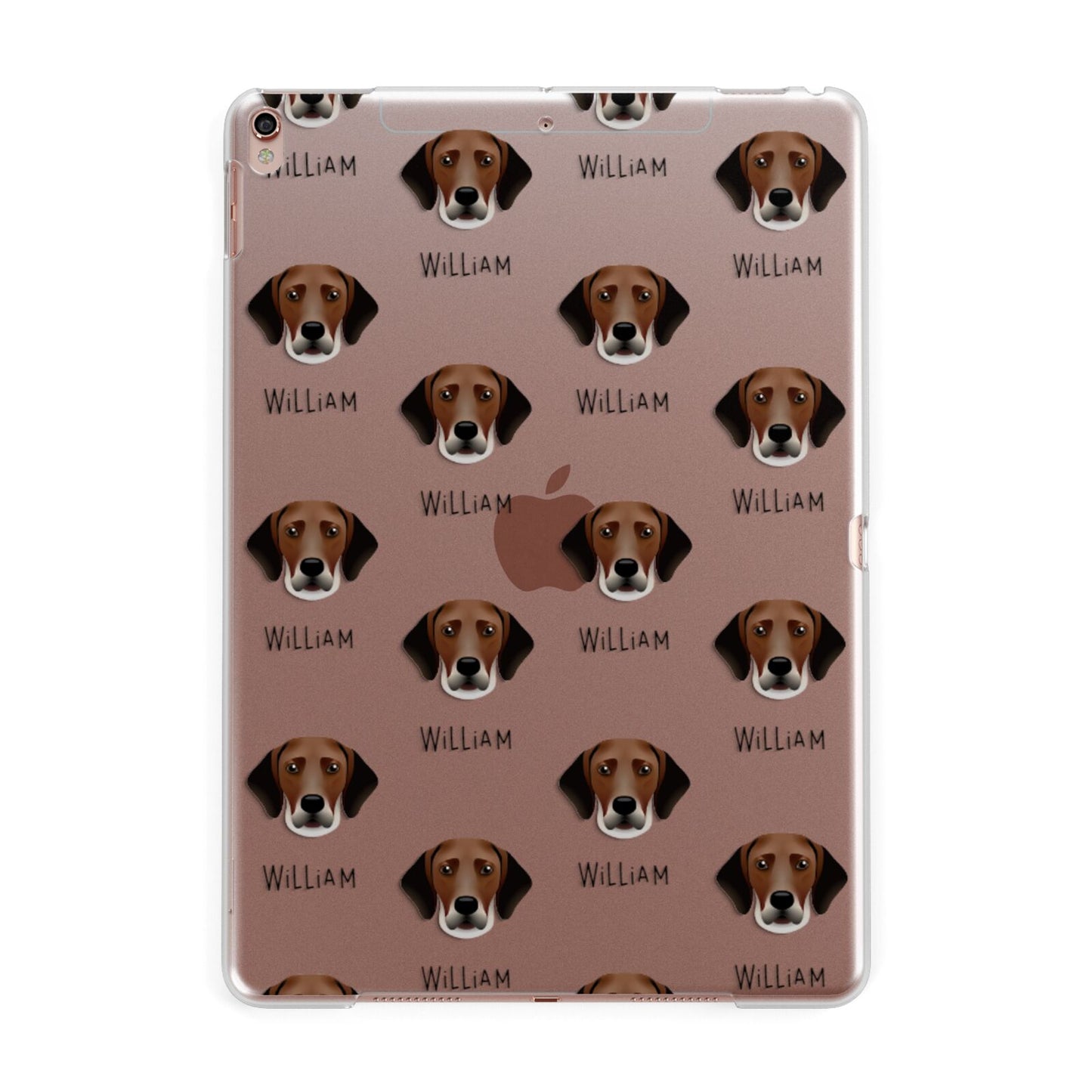 Harrier Icon with Name Apple iPad Rose Gold Case