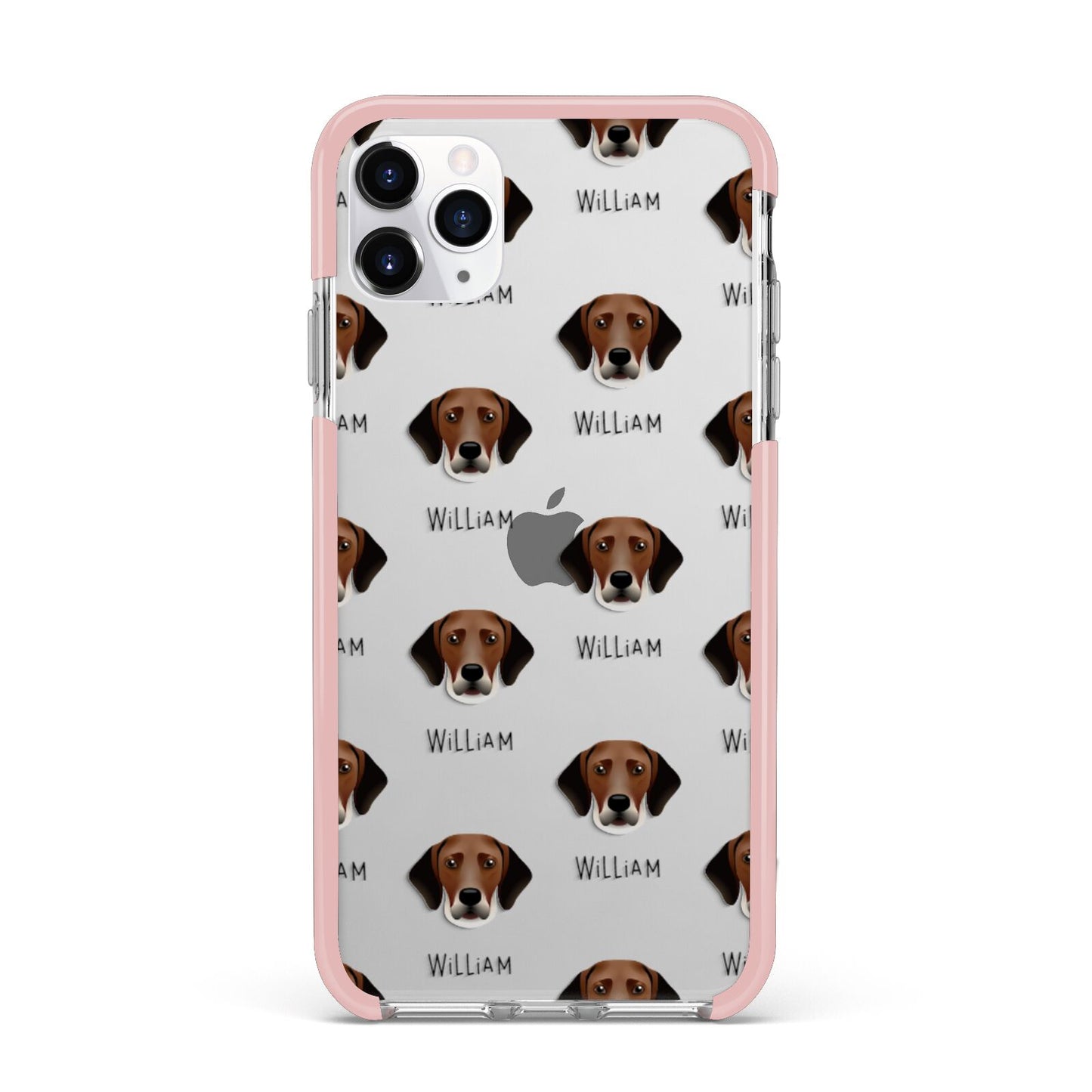 Harrier Icon with Name iPhone 11 Pro Max Impact Pink Edge Case