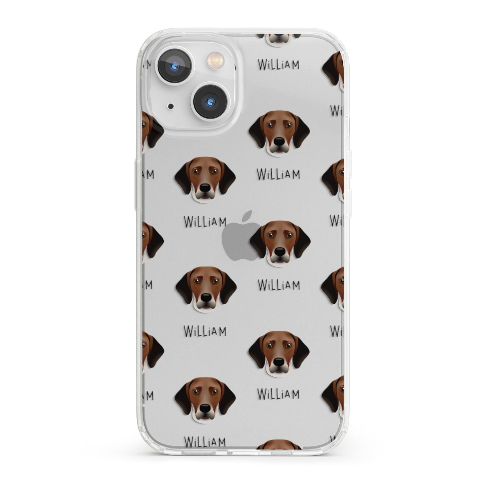 Harrier Icon with Name iPhone 13 Clear Bumper Case