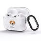 Harrier Personalised AirPods Pro Glitter Case Side Image