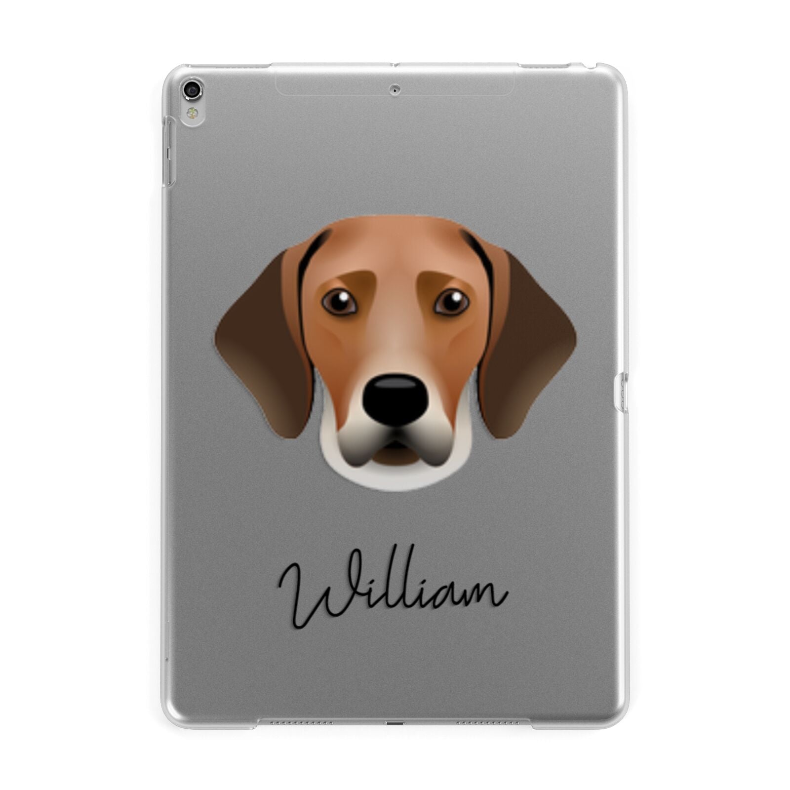 Harrier Personalised Apple iPad Silver Case