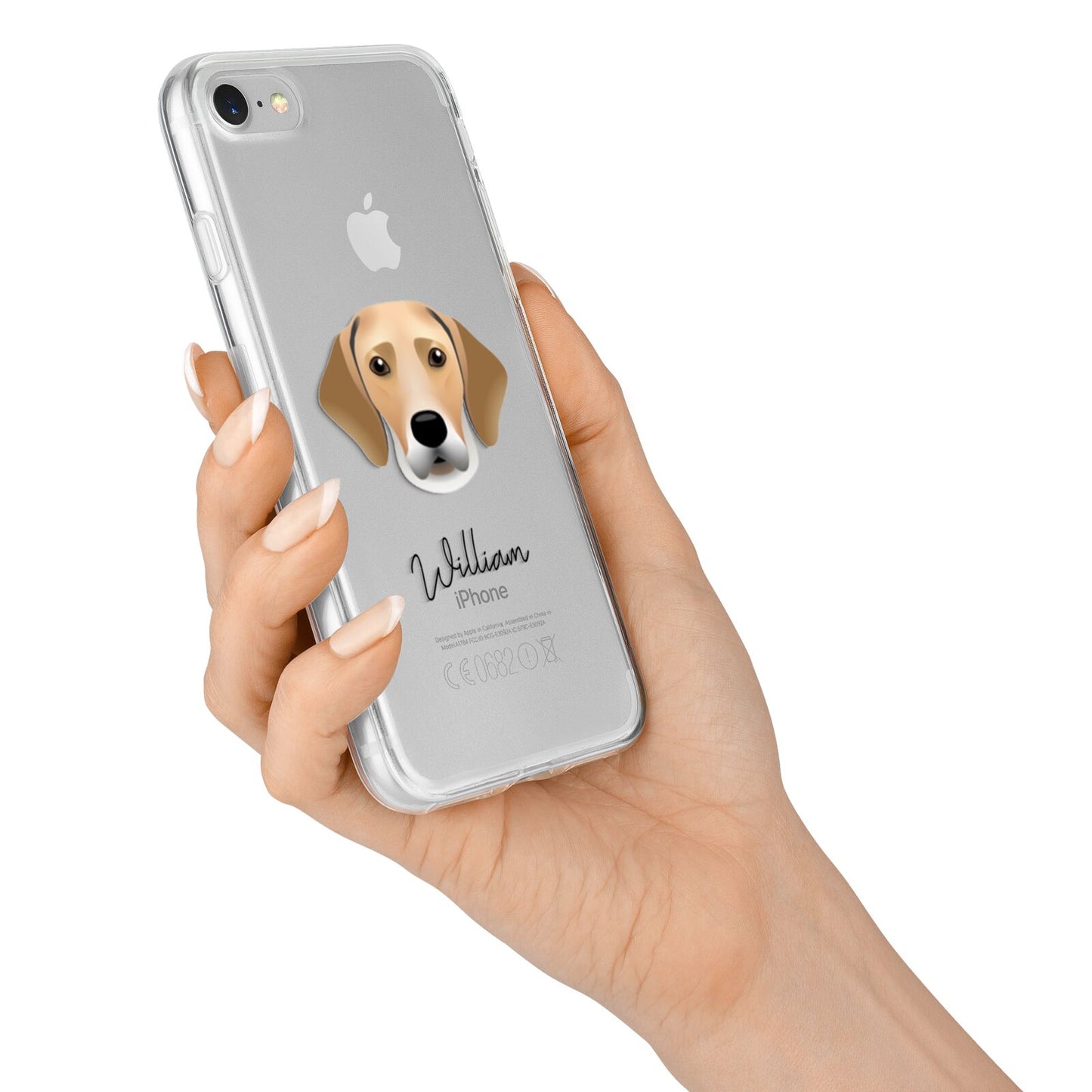 Harrier Personalised iPhone 7 Bumper Case on Silver iPhone Alternative Image
