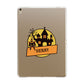 Haunted House Silhouette Custom Apple iPad Gold Case
