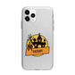 Haunted House Silhouette Custom Apple iPhone 11 Pro in Silver with Bumper Case