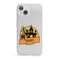 Haunted House Silhouette Custom iPhone 13 Clear Bumper Case