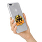 Haunted House Silhouette Custom iPhone 7 Plus Bumper Case on Silver iPhone Alternative Image