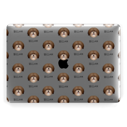Havanese Icon with Name Apple MacBook Case