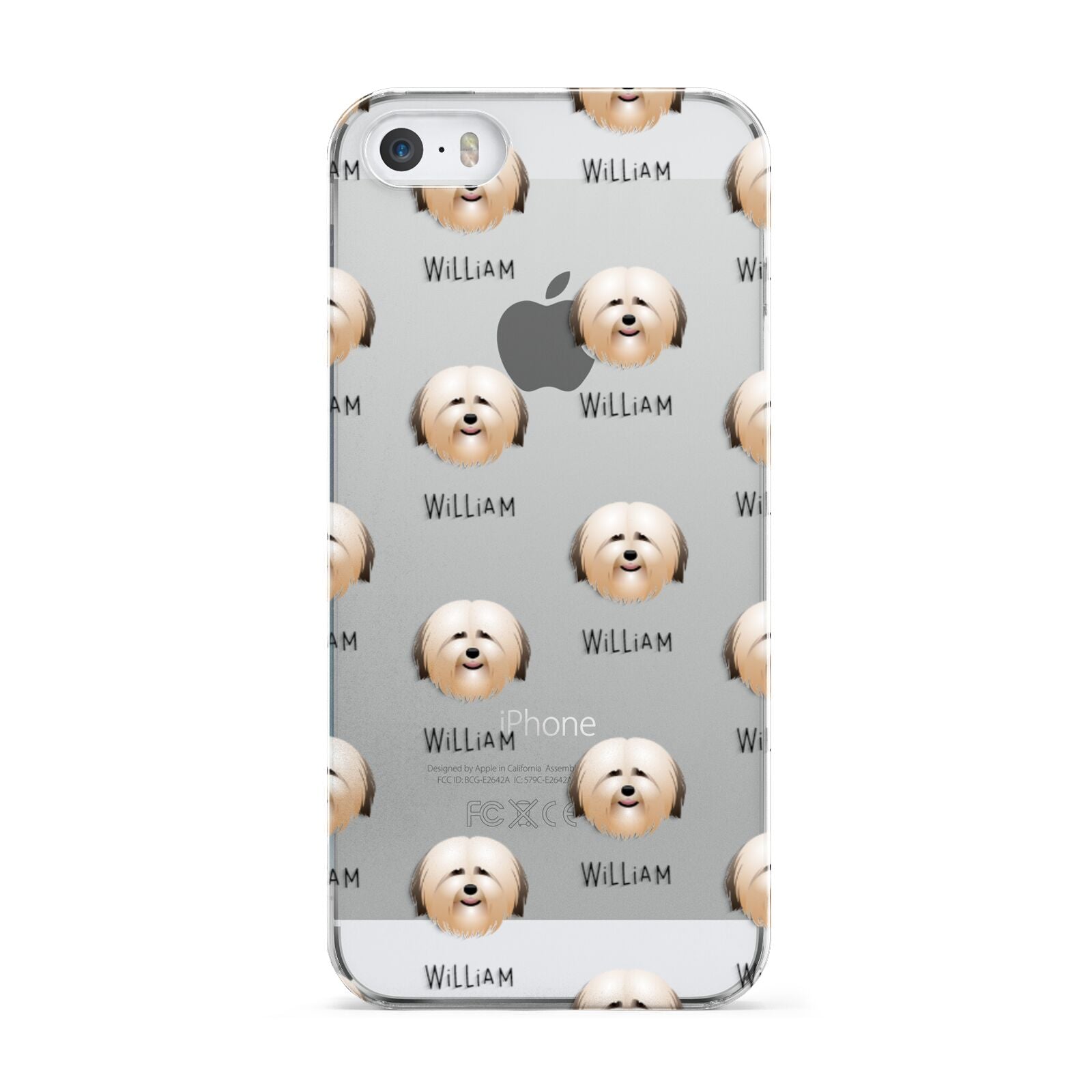 Havanese Icon with Name Apple iPhone 5 Case