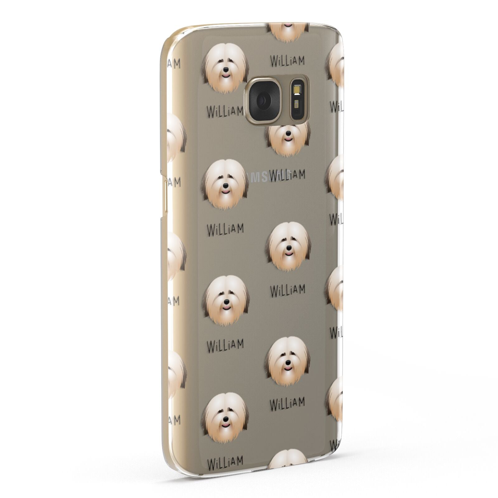 Havanese Icon with Name Samsung Galaxy Case Fourty Five Degrees