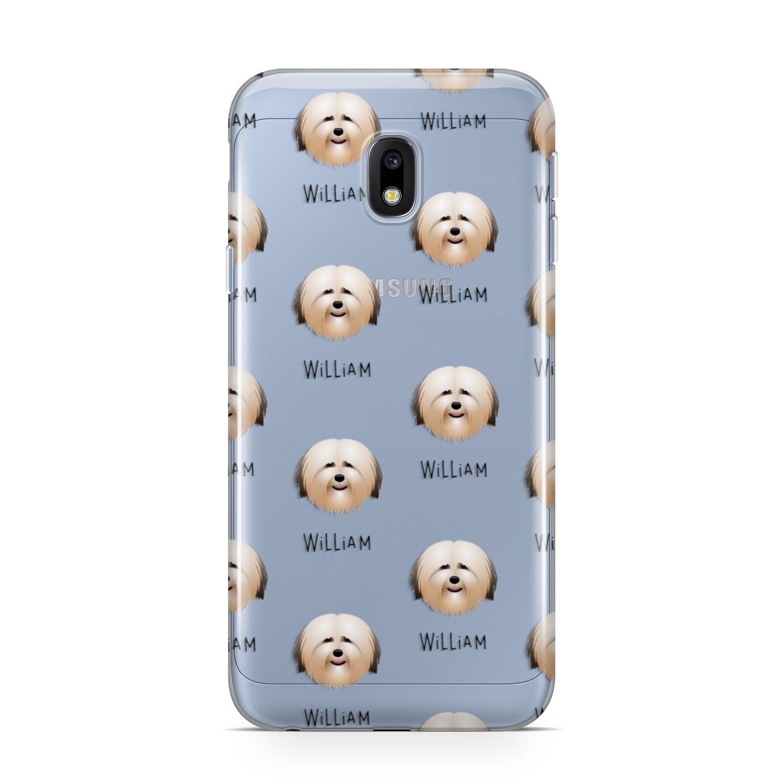 Havanese Icon with Name Samsung Galaxy J3 2017 Case