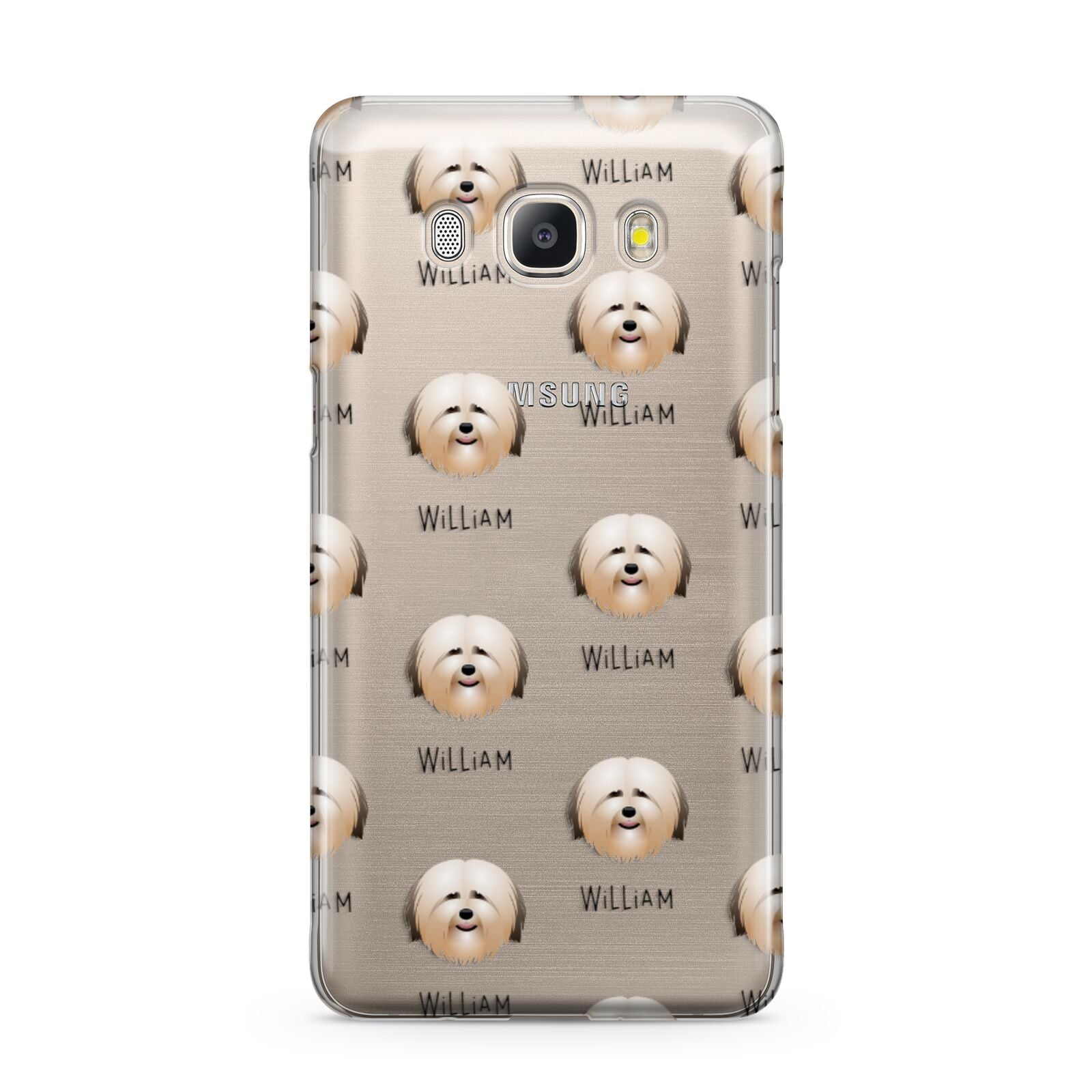 Havanese Icon with Name Samsung Galaxy J5 2016 Case