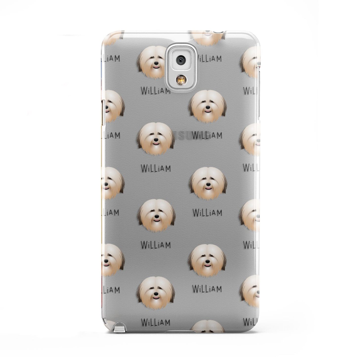 Havanese Icon with Name Samsung Galaxy Note 3 Case