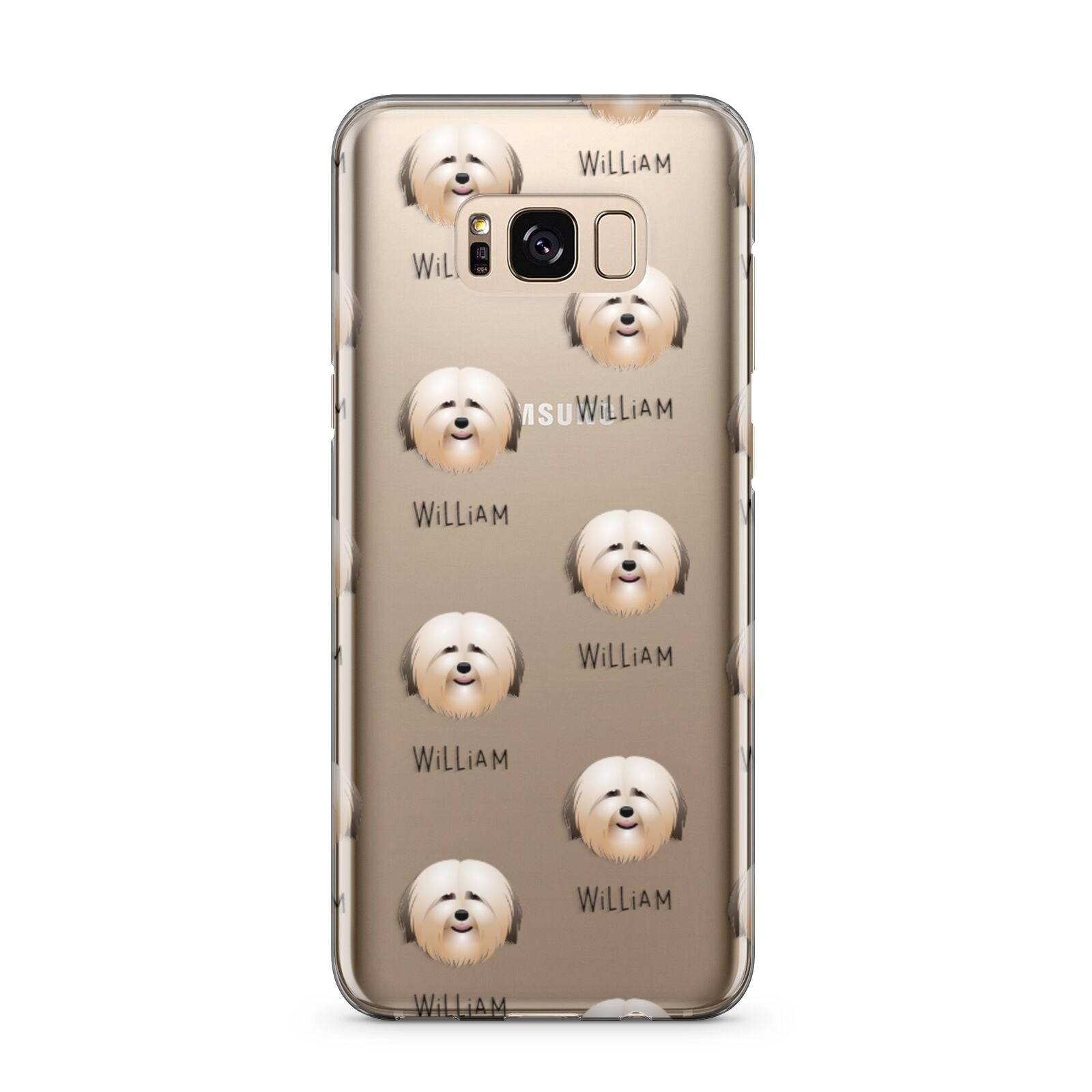 Havanese Icon with Name Samsung Galaxy S8 Plus Case