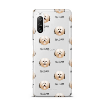 Havanese Icon with Name Sony Xperia 10 III Case