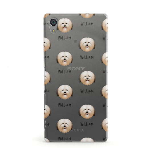 Havanese Icon with Name Sony Xperia Case