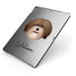 Havanese Personalised Apple iPad Case on Grey iPad Side View