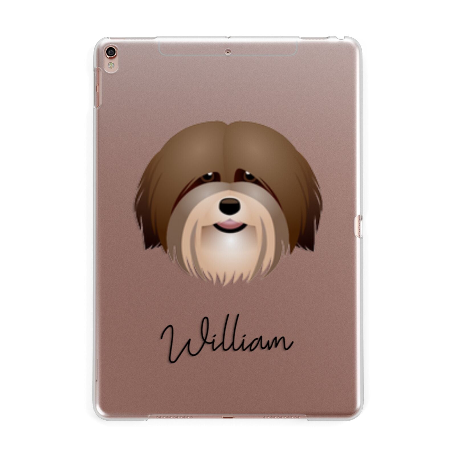 Havanese Personalised Apple iPad Rose Gold Case