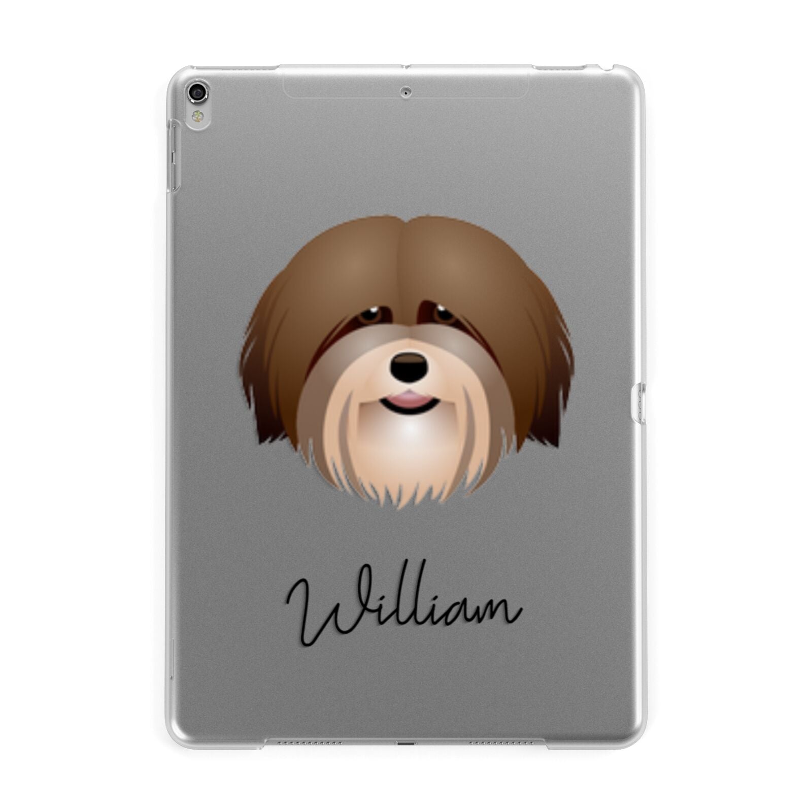 Havanese Personalised Apple iPad Silver Case