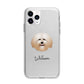 Havanese Personalised Apple iPhone 11 Pro Max in Silver with Bumper Case