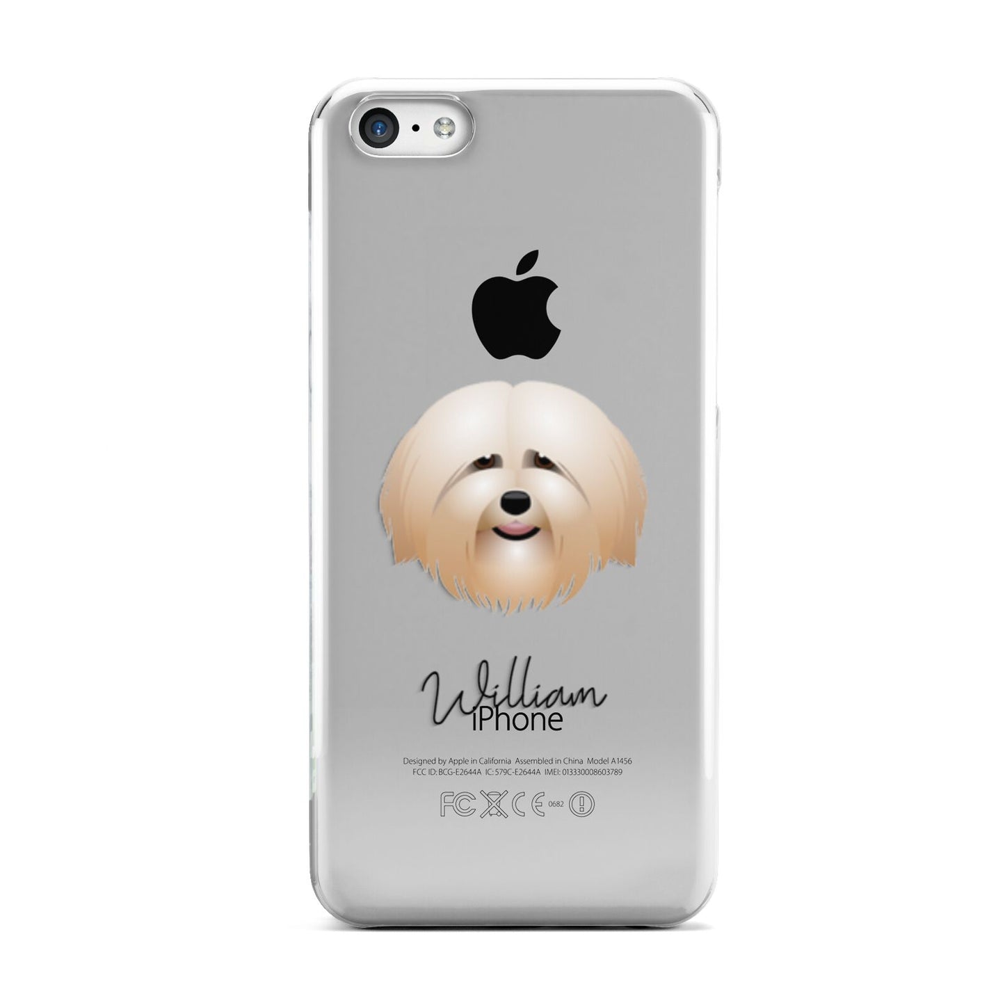 Havanese Personalised Apple iPhone 5c Case
