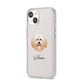 Havanese Personalised iPhone 14 Clear Tough Case Starlight Angled Image