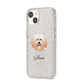 Havanese Personalised iPhone 14 Glitter Tough Case Starlight Angled Image