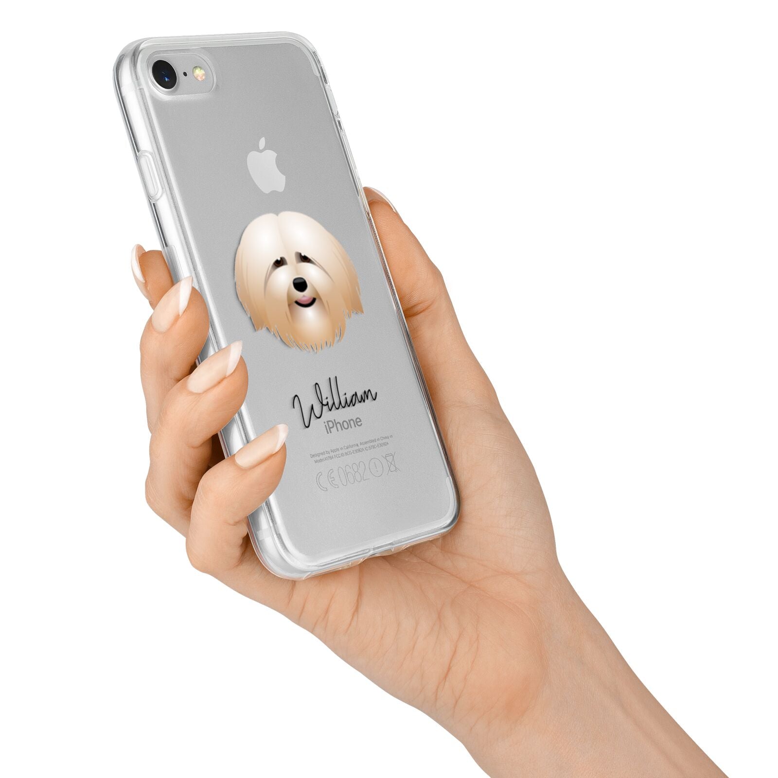 Havanese Personalised iPhone 7 Bumper Case on Silver iPhone Alternative Image