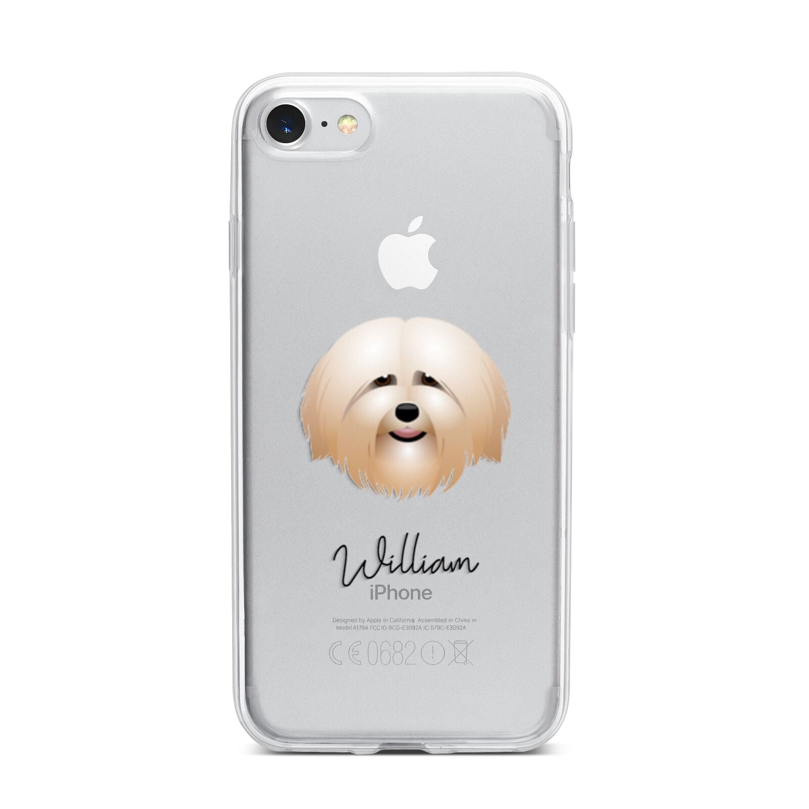 Havanese Personalised iPhone 7 Bumper Case on Silver iPhone